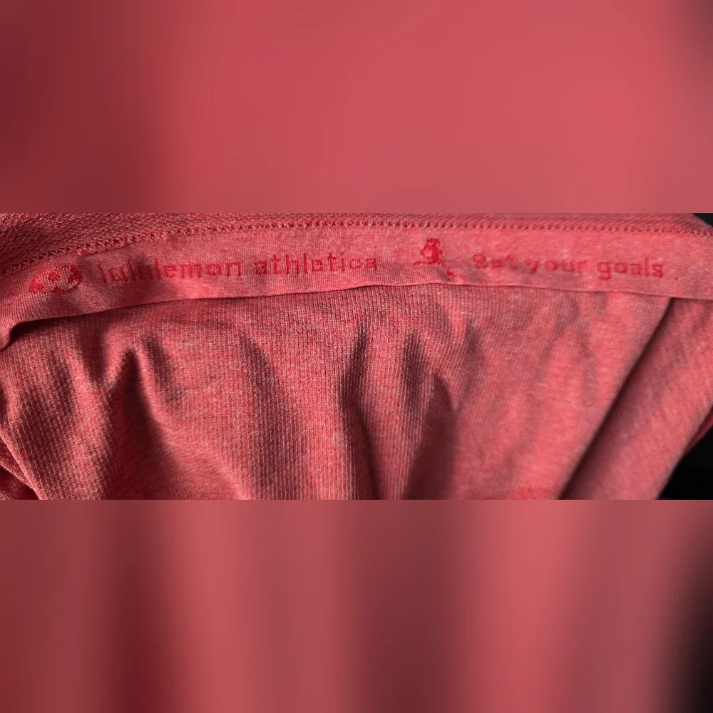 Lululemon Run: Swiftly Tech Long Sleeve Love Red / Deep Coal 8 - Picture 15 of 16